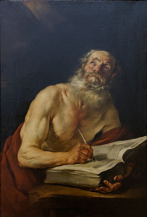 Saint Jérôme écrivant, 1631, Jacques Blanchard