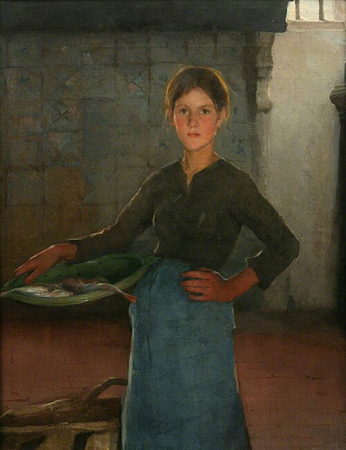 Zandvoort Fishergirl, 1884, Elizabeth Forbes