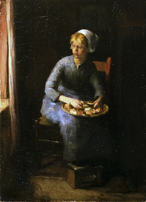 Peeling Onions, 1887, Elizabeth Forbes