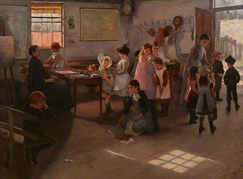 School Is Out, 1889, Elizabeth Forbes