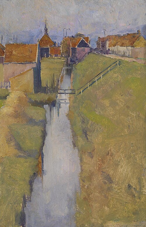 Volendam, Holland, from the Zuidende, 1895, Elizabeth Forbes