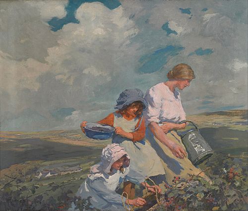 Blackberry Gathering, 1912, Elizabeth Forbes