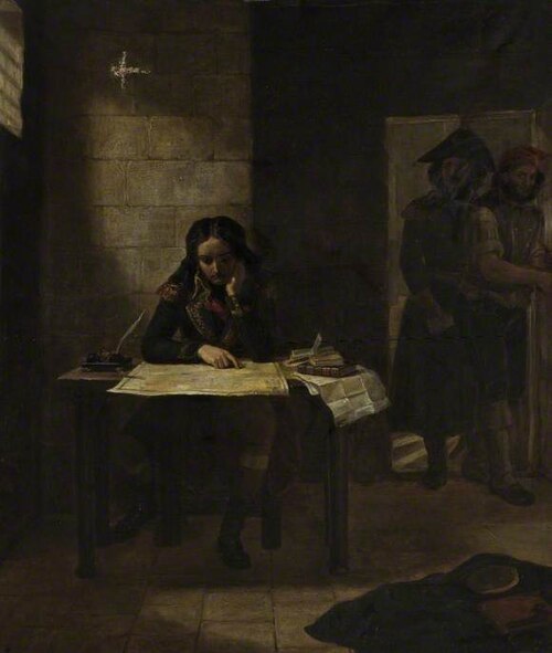 Napoleon in the Prison at Nice, 1845, Edward Matthew Ward