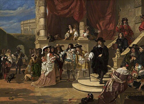 The Fall of Clarendon, 1846, Edward Matthew Ward