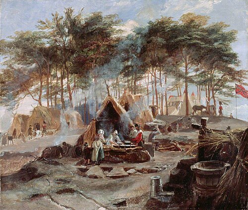 Chobham Camp, 1853, Edward Matthew Ward