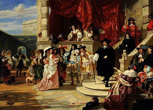 The Fall of Clarendon, 1861, Edward Matthew Ward