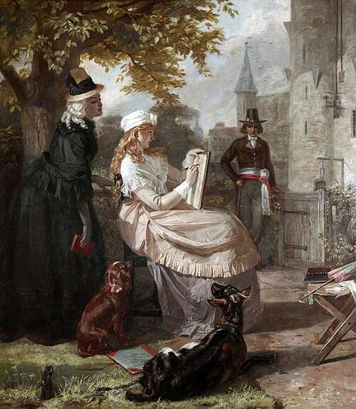 The Orphan of the Temple, 1875, Edward Matthew Ward