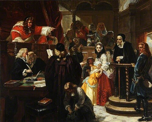 Judge Jeffreys Bullying Richard Baxter, , Edward Matthew Ward