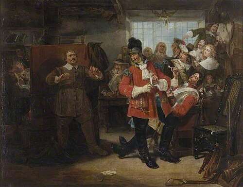 Sergeant Bothwell Challenging Balfour, , Edward Matthew Ward