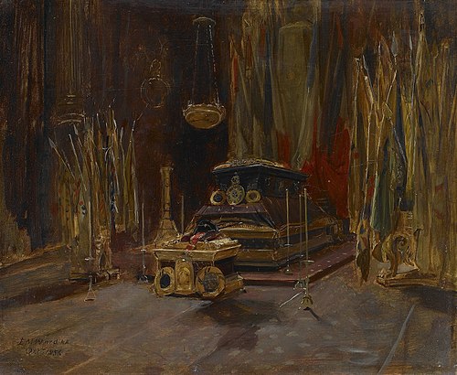 The Tomb of Napoleon, 1856, Edward Matthew Ward