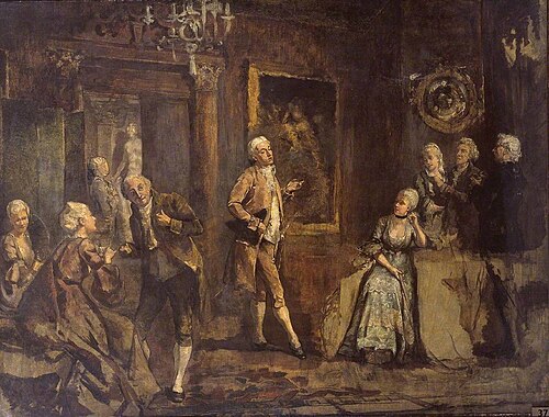 Scene from ‘David Garrick’, , Edward Matthew Ward