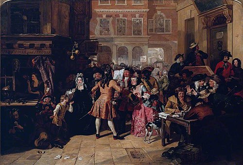 The South Sea Bubble, a Scene in ‘Change Alley in 1720, 1847, Edward Matthew Ward