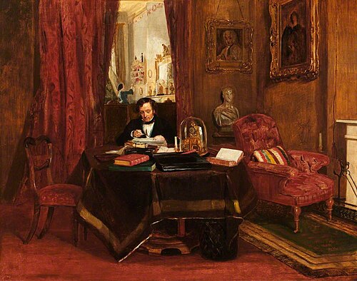 Philip Henry Stanhope, Viscount Stanhope, later  5th Earl Stanhope, DCL, FRS, LLD (1805-1875), 1854, Edward Matthew Ward