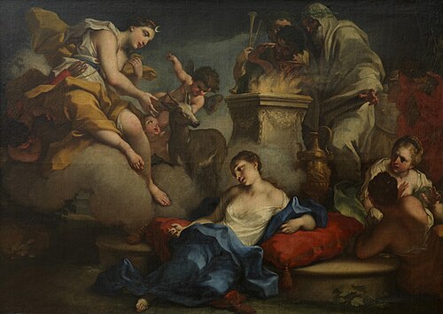 Sacrifice of Iphigenie, 1700, Antonio Balestra