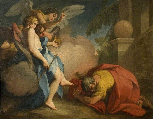 Abraham Visited by the Three Angels, 1716, Antonio Balestra
