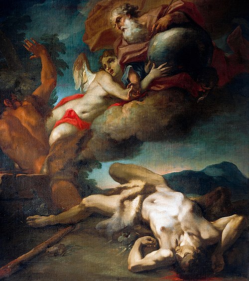 Abel's soul ascends to heaven, 1750, Antonio Balestra