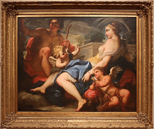 l'incontro di telemaco e calipso, 1700, Antonio Balestra