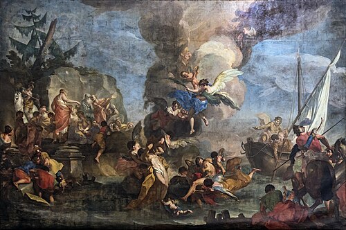 Saints Côme et Damien sauvés par l'ange, 1718, Antonio Balestra