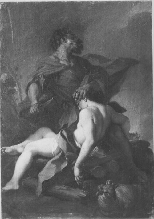 Abraham opfert Isaak, 1703, Antonio Balestra