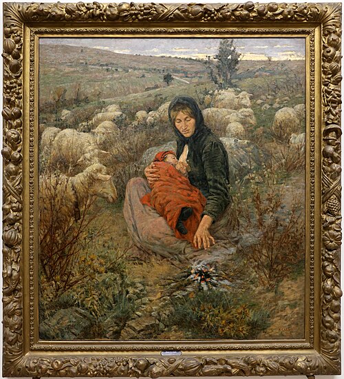 Bleak winter, 1899, Niccolò Cannicci