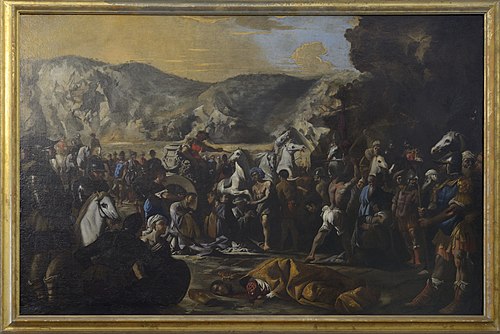 Decollazione di San Gennaro nella solfatara, , Niccolò de Simone