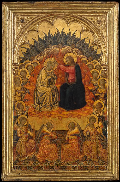 Engaged cassetta frame on a polyptych panel, 1380, Niccolò di Buonaccorso