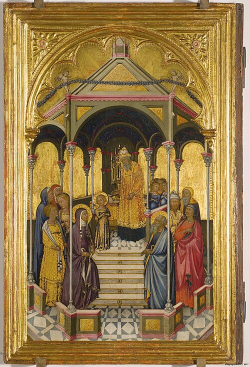 La Présentation de la Vierge au Temple, 1380, Niccolò di Buonaccorso