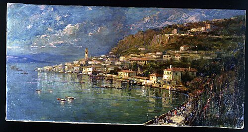 Neapolitan coast, 1910, Nicolas De Corsi