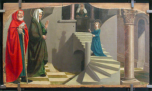 La Présentation de la Vierge au Temple, 1500, Nicolas Dipre