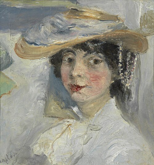 Portrait of Natalia Goncharova, 1903, Mikhail Larionov