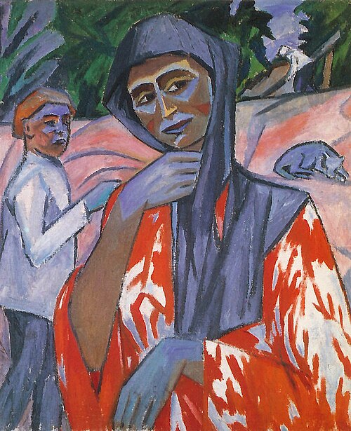 Female Passerby, 1911, Michel Larionov