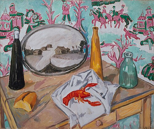 Nature morte à l'écrevisse, 1900, Michel Larionov
