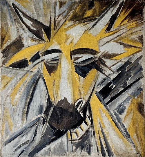 Bull's Head, 1913, Mikhail Larionov