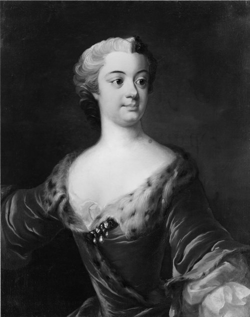 Christina Margareta Augusta Törnflycht (1714-1780), countess, married to count Axel Wrede Sparre of , , Olof Arenius