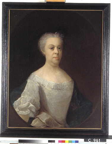 Portrait of Elisabeth Wijnanda Munnicks (1688-1752), 1734, Olof Arenius