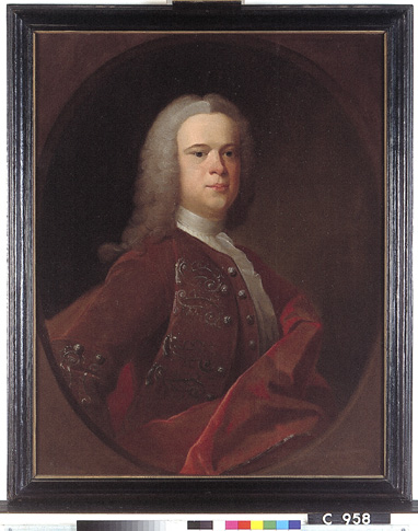 Portrait of Charles van Baerle, 1736, Olof Arenius