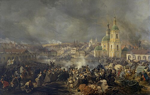 Battle of Viazma on 22 October (3 November) 1812, 1842, Peter von Hess