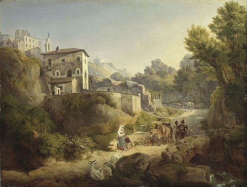 Kapelle bei San Marino, 1822, Peter von Hess