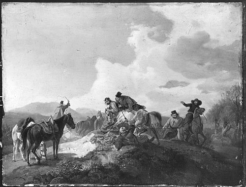Walachischer Pferdefang, 1829, Peter von Hess