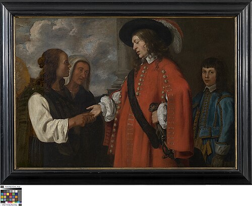The fortune-teller, 1650, Jacob van Oost le Vieux
