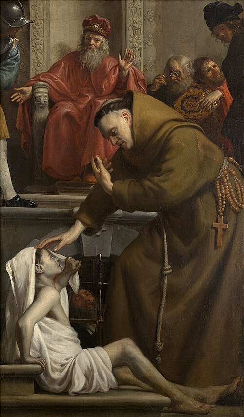 Saint Antony raising a Man from the Dead, 1640, Jacob van Oost le Vieux