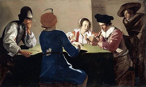 Card-Sharpers, 1634, Jacob van Oost