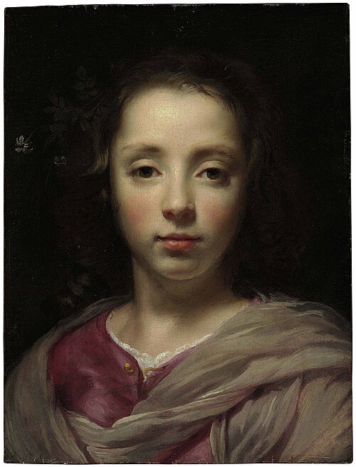 Head of Girl, 1650, Jacob van Oost