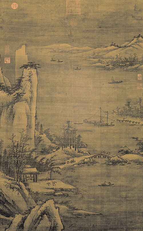 宋郭熙豐年瑞雪圖　軸, , Zhou Wenjing