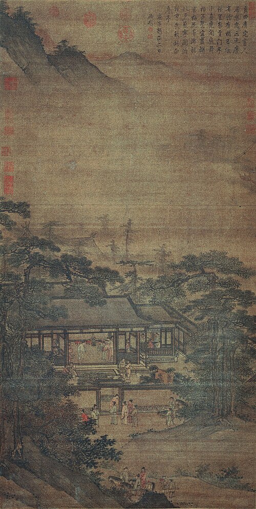 明  周文靖  岁朝图轴, , Zhou Wenjing