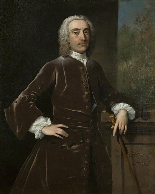 Portrait of an Unknown Man, 1738, Thomas Frye