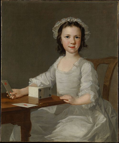 Girl Building a House of Cards, 1800, Thomas Frye