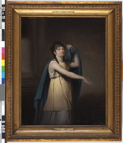Joanna Cornelia Ziesenis, née Wattier, as Epicharis in the Play of that name by G M J B Legouvé, 1804, Charles Howard Hodges