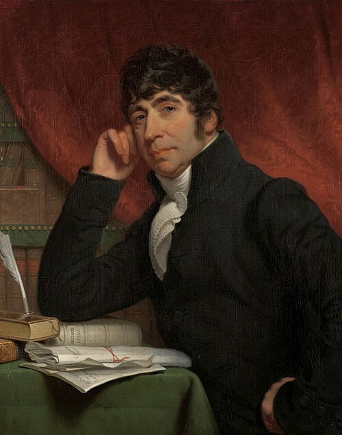 Portrait of Willem Bilderdijk, 1810, Charles Howard Hodges