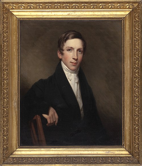Portrait of Guillaume Groen van Prinsterer (1801-1876),, 1823, Charles Howard Hodges